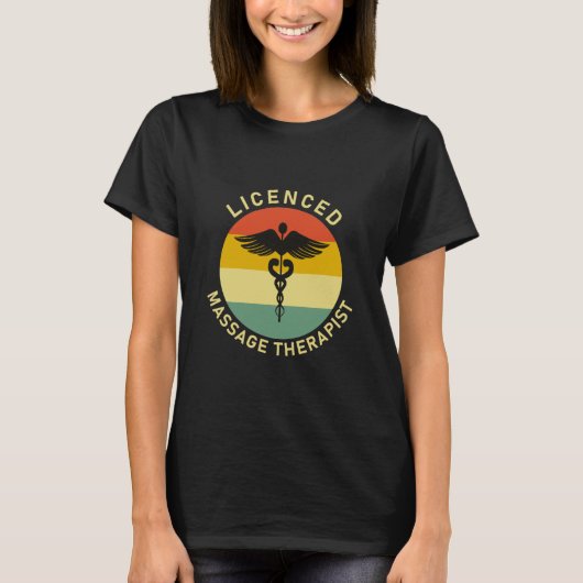 Vergunninghoudende massagetherapeut t-shirt (Voorkant)