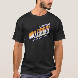 Vergunninghoudende radio-operator t-shirt