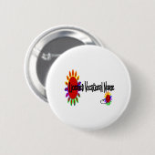 Vergunninghoudende VOCATIONELE verpleegkundige Ronde Button 5,7 Cm (Voorkant /achterkant)