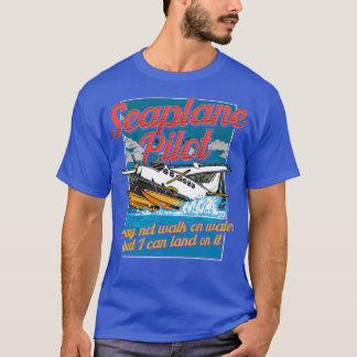 Vergunningsbewijs voor piloten van vliegende pilot t-shirt