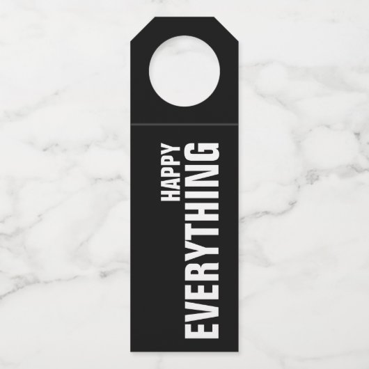 VERHAAL ALLES OP zwart Flessenhanger (Voorkant)