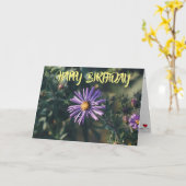 VERHAAL 'BIRTHDAY' OP DE HOOP VAN MIJN LEVEN KAART (Gele Bloem)