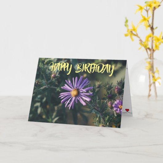 VERHAAL 'BIRTHDAY' OP DE HOOP VAN MIJN LEVEN KAART (Gele Bloem)