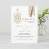 Verhaal boek één op een tijd feilloze weddenschap kaart (Staand voorkant)