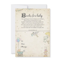 Verhaal boekje Baby shower Bord