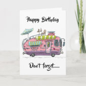 VERHAAL DE MAANDAG TOT ***DE KAMPER** IN UW LEVEN KAART (Voorkant)