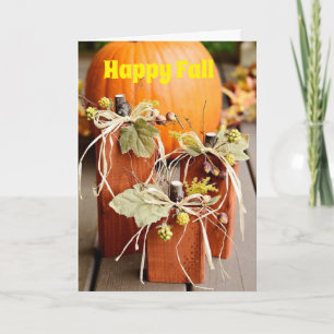 VERHAAL "HERFST BIRTHDAY" ALS JE LEEFTIJD "RIJST". KAART