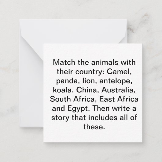 Verhaal-idecard Notitiekaartje (Achterkant)