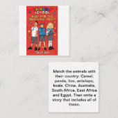 Verhaal-idecard Notitiekaartje (Voorkant / Achterkant)