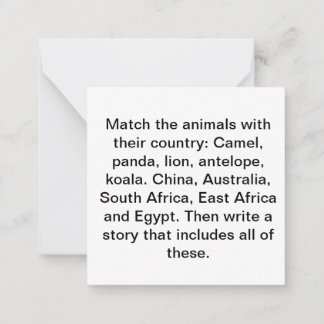 Verhaal-idecard Notitiekaartje