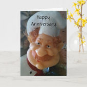 VERHAAL JUBILEUM OP MIJN "FAVORIETE CHEF" KAART (Gele Bloem)