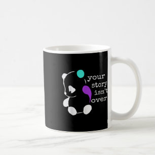 Verhaal Niet Over - Semicolon Gift Zelfmoordpreven Koffiemok