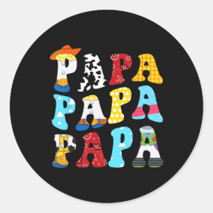 Verhaal Papa Speelgoed Jongen Verhaal Papa Vaders  Ronde Sticker