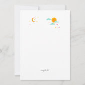 Verhaal-tijduitnodiging Kaart (Achterkant)