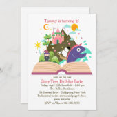 Verhaal-tijduitnodiging Kaart (Voorkant / Achterkant)