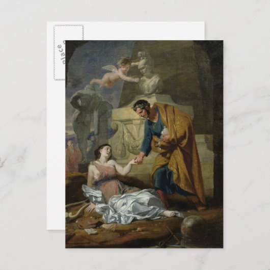 Verhaal van de kunsten en het patronage briefkaart (Voorkant / Achterkant)