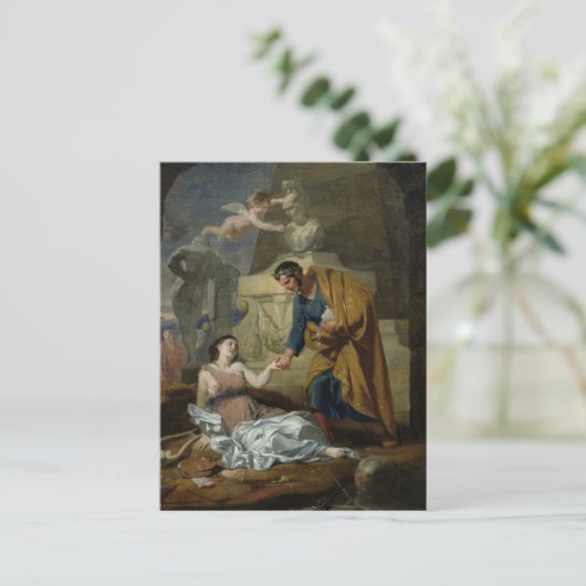 Verhaal van de kunsten en het patronage briefkaart (Staand voorkant)