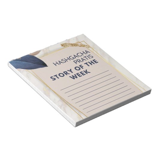 verhaal van Hasgacha Pratis Notitieblok (Schuin)