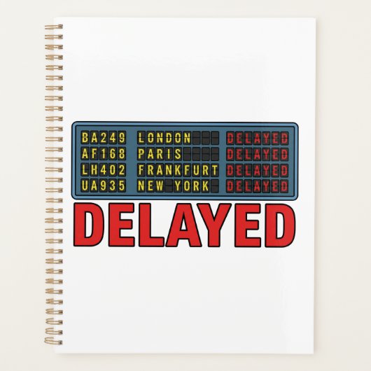 Verhaal van mijn leven vertraagde reis planner (Voorkant)