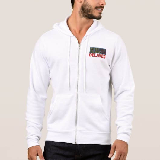 Verhaal van mijn vertraagde reis hoodie (Voorkant)