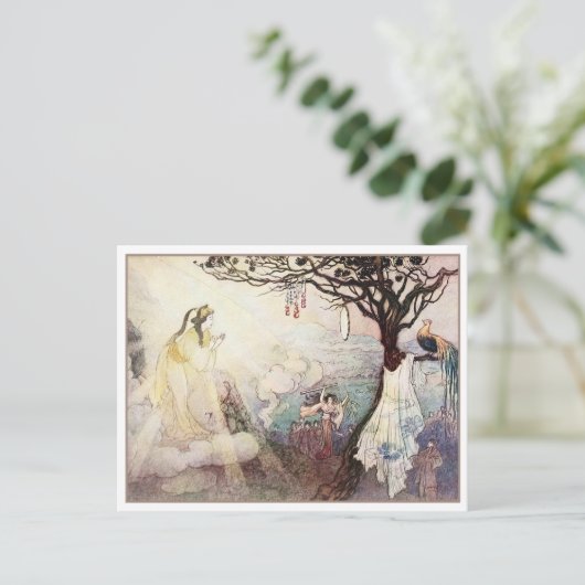 Verhaal van Susa de impetuous door Warwick Goble Briefkaart (Staand voorkant)