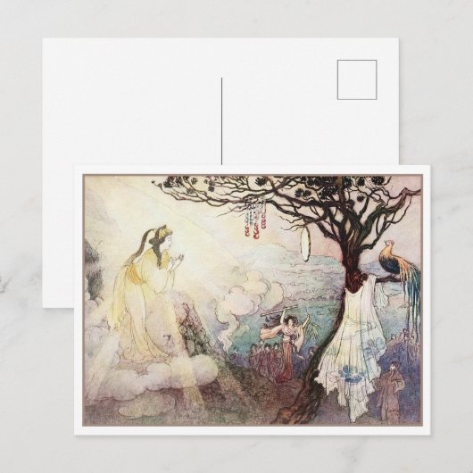 Verhaal van Susa de impetuous door Warwick Goble Briefkaart (Voorkant / Achterkant)