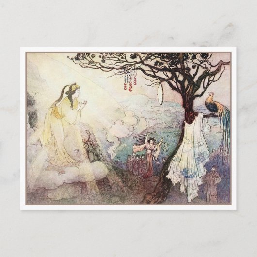 Verhaal van Susa de impetuous door Warwick Goble Briefkaart (Voorkant)