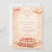 Verhaalboek Baby Shower 'Een Nieuw Hoofdstuk' Kaart (Voorkant)