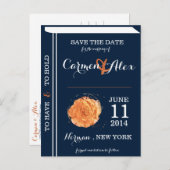 Verhaalboek Bewaar de datum Aankondigingskaart (Voorkant / Achterkant)