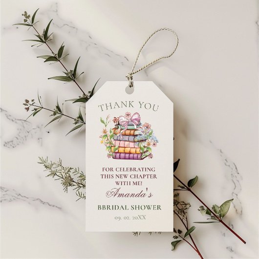 Verhaalboek Bruiloft Dank Je Wel Cadeaulabel