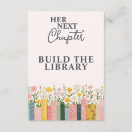 Verhaalboek Bruiloftsfeest 'Haar Volgende Hoofdstu Informatiekaartje