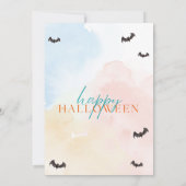 Verhaalboek Heks Halloween Feest Uitnodiging (Achterkant)