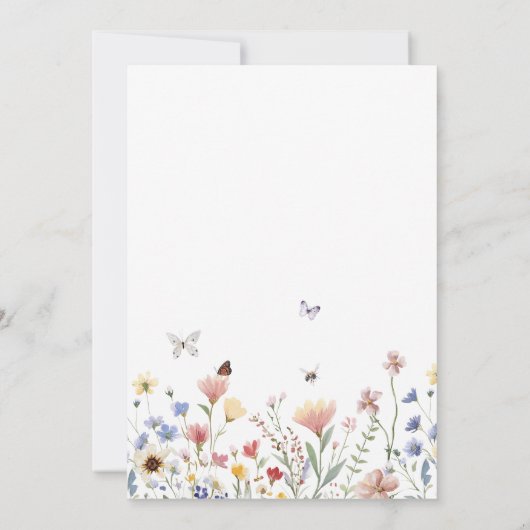 Verhaalboek Nieuw Hoofdstuk Begint Baby Shower Kaart (Achterkant)