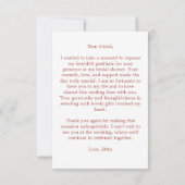 Verhaalboek nieuw hoofdstuk bruidsfeest bedankkaart (Achterkant)