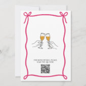Verhaalboek 'Nieuw Hoofdstuk' QR Code Bruidsfeest Kaart (Achterkant)