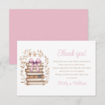 Verhaalboek Roze Strik Baby Shower 