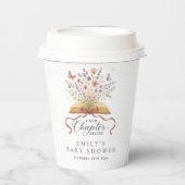 Verhaalboek Wildflower Baby shower Papieren Bekers (Voorkant)