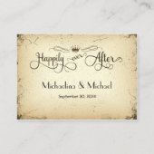 Verhaallijn Formele Bruiloft Receptie Kaart (Achterkant)