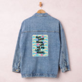 Verhaallijn Twist Again Cheeky Book Fun Gezegde Denim Jacket (Hangar)