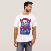 Verhaaltijd met Botten � Grappig SlaapTijd Skelet T-shirt (Voorkant volledig)