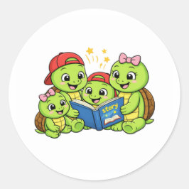 Verhaaltijd Ronde Sticker