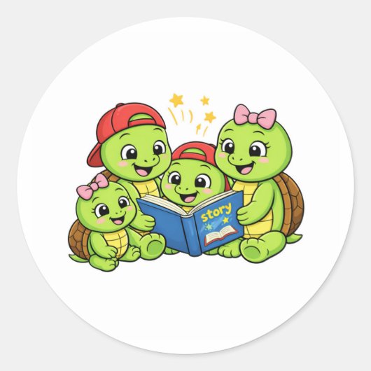 Verhaaltijd Ronde Sticker (Voorkant)