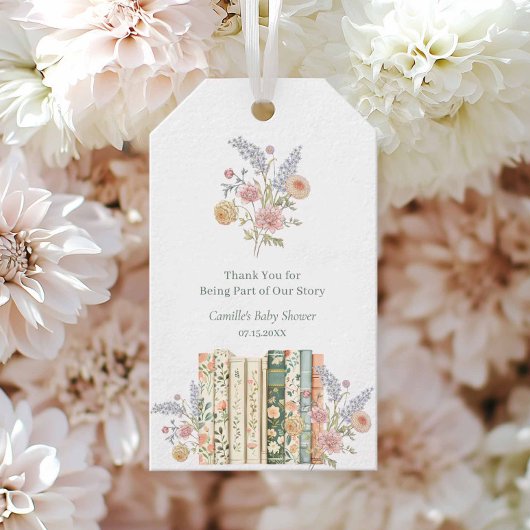 Verhaaltjes Baby Shower Cadeaulabel
