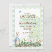 Verhaaltjes Tuin Konijn Geïnspireerde Baby Shower