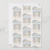 Verhalen Boek Blauwe Boekwinkel Bibliotheek Bruids Kaart (Achterkant)