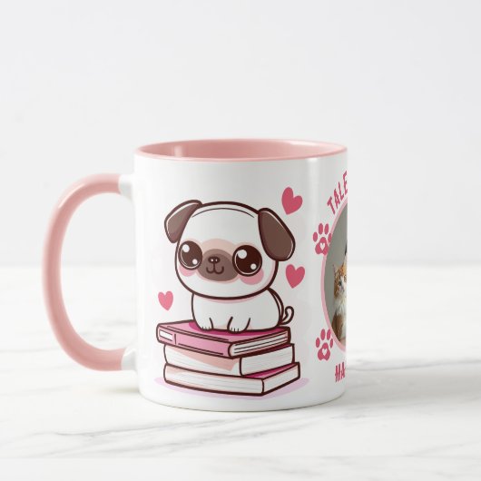 Verhalen en staarten maken mijn dag - Kattenhonden Mok (Links)