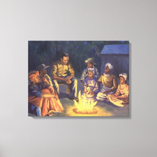 Verhalen kampvuur 2003 canvas afdruk (Voorkant)