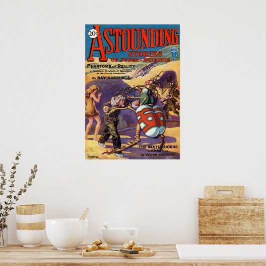 Verhalen over de science fiction uit 1930 poster (Keuken)