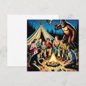 Verhalen over kampvuur | Grappige retro blanco (Voorkant / Achterkant)