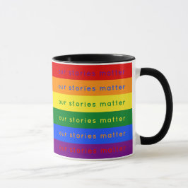 Verhalen tellen Gay Pride Intersection Regenboogvl Mok